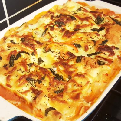 Meat Lasagna with Vegetables