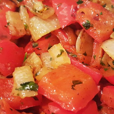 Red Pepper Salad