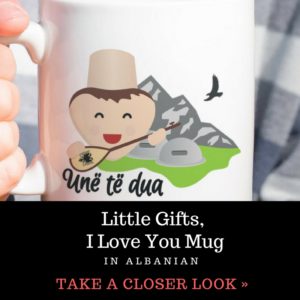 Albanian I Love You Mug