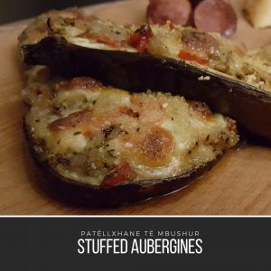 Albanian Stuffed Aubergines